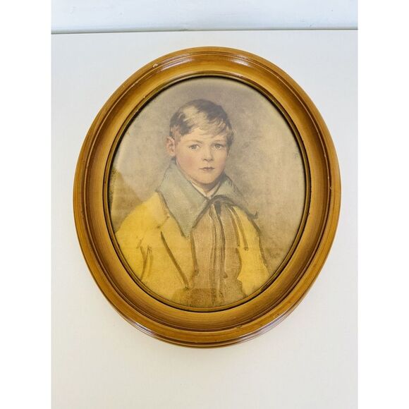 Vintage Framed Prints of Charlotte and Peter by Sidney Bell & Arthur Garrett - Picture 7 of 16